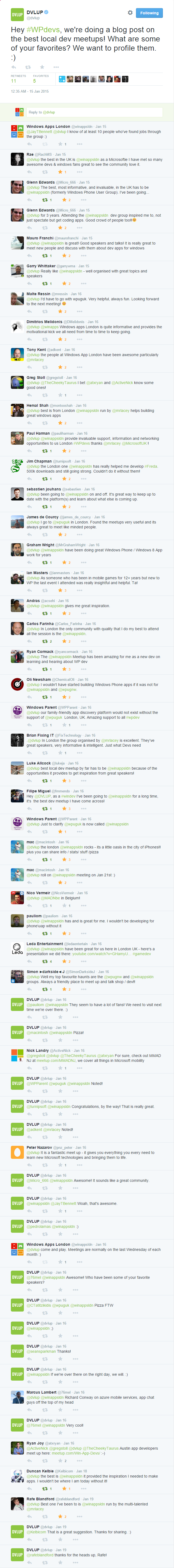 screenshot from twitter of replies to above linked tweet